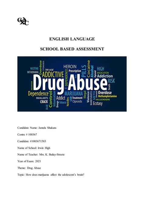 This is to assist me. . English sba sample on abuse